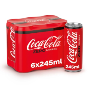 Coca C S Drnk Zero Can 4x(6x245ml)